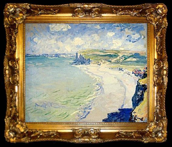 framed  Claude Monet The Beach at Pourville, ta009-2