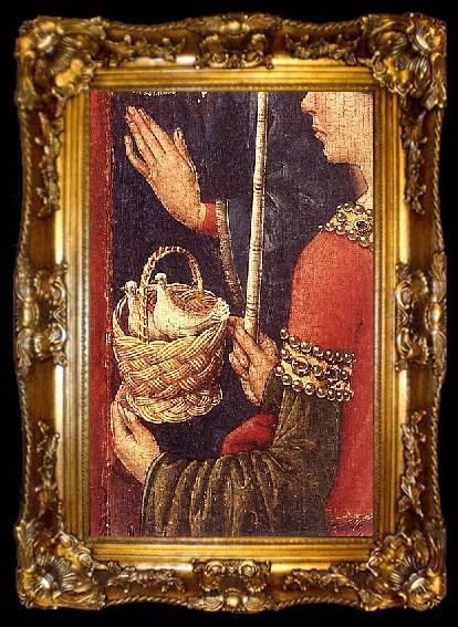 framed  DARET, Jacques Altarpiece of the Virgin, ta009-2