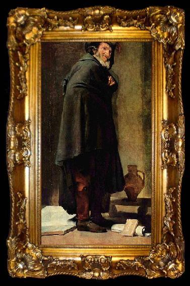 framed  Diego Velazquez Menippos, ta009-2