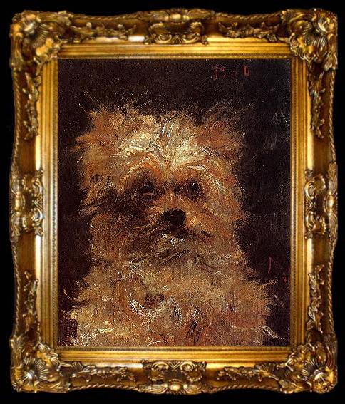framed  Edouard Manet Bob, Chien Griffon, ta009-2