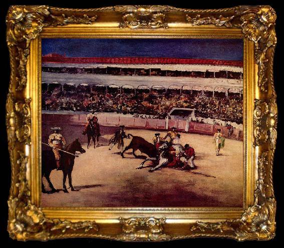 framed  Edouard Manet Stierkampf, ta009-2
