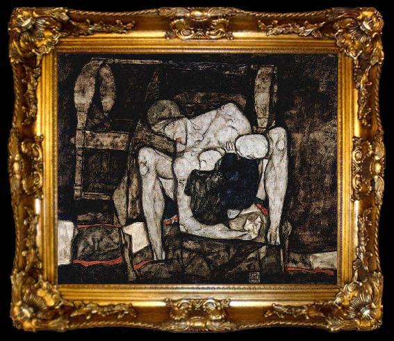 framed  Egon Schiele Blind Mother, or The Mother, ta009-2