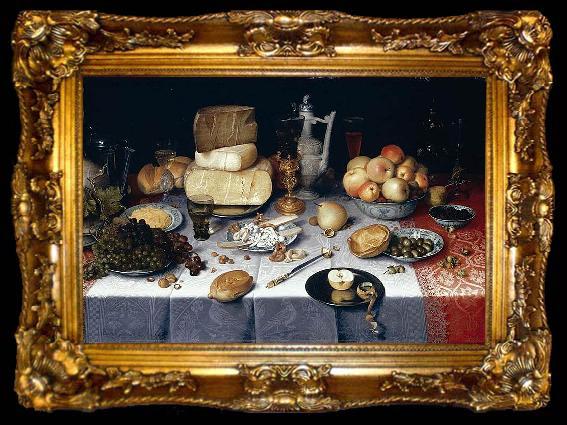 framed  Floris van Dyck Still-Life, ta009-2