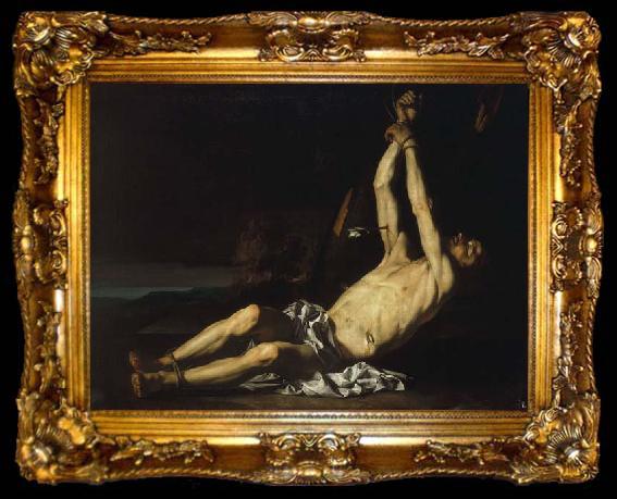 framed  Francesco Guarino Saint Sebastian, ta009-2