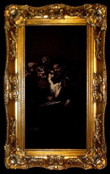 framed  Francisco de Goya Lesende Manner, ta009-2