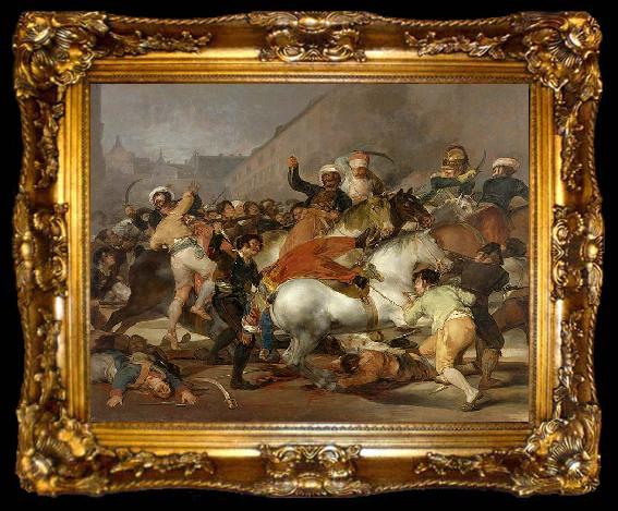 framed  Francisco de Goya The Second of May 1808 or The Charge of the Mamelukes, ta009-2