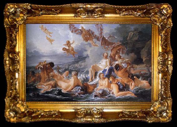 framed  Francois Boucher The Triumph of Venus, also known as The Birth of Venus, ta009-2