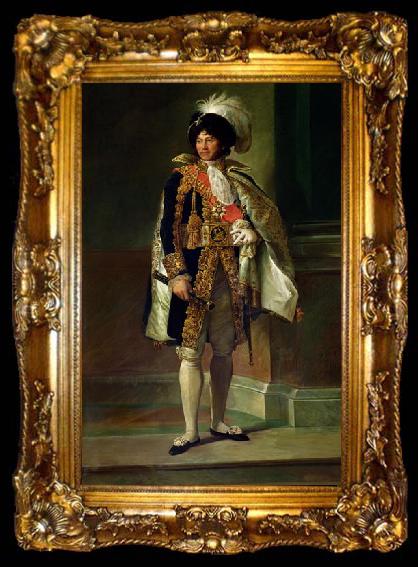 framed  Francois Pascal Simon Gerard Portrat des Joachim Murat, ta009-2