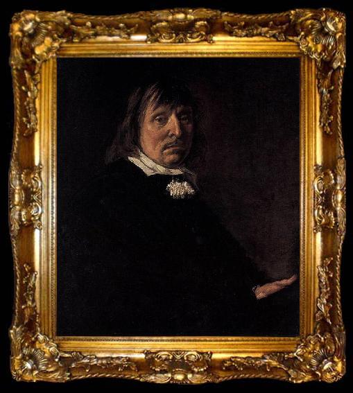 framed  Frans Hals Portrait of Tyman Oosdorp, ta009-2