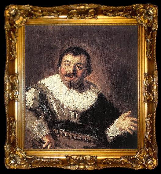 framed  Frans Hals Portrait of Isaac Abrahamsz. Massa, ta009-2