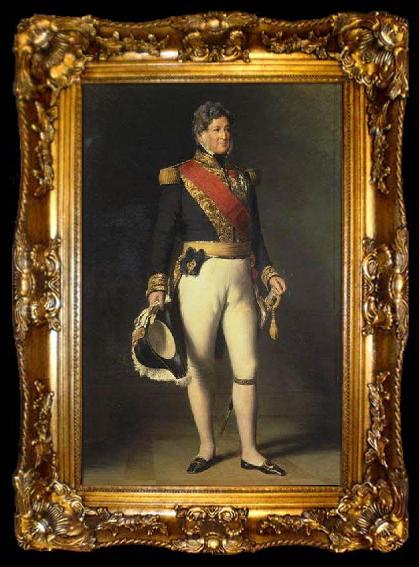 framed  Franz Xaver Winterhalter Louis Philippe I, King of the French, ta009-2