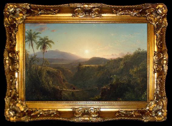 framed  Frederic Edwin Church Pichincha, ta009-2