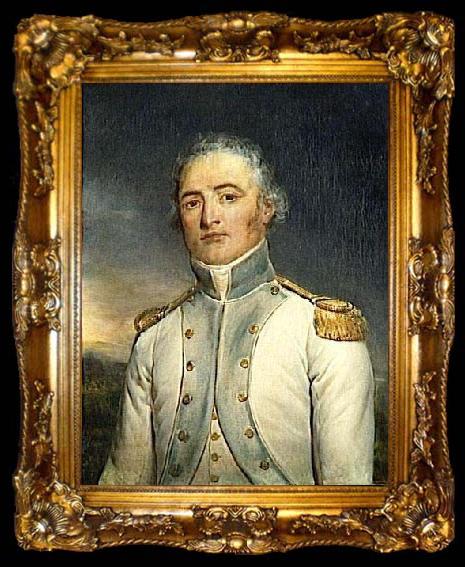 framed  Georges Rouget General Bertrand Clauzel, ta009-2