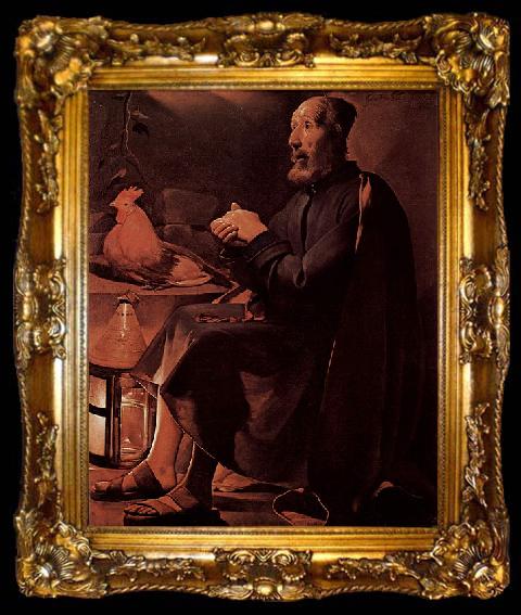 framed  Georges de La Tour Petrus, ta009-2