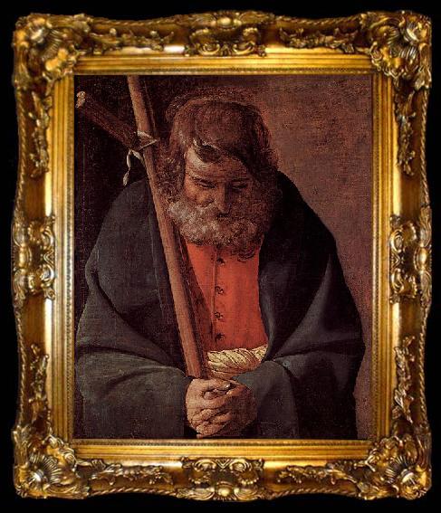 framed  Georges de La Tour Hl. Philippus, ta009-2