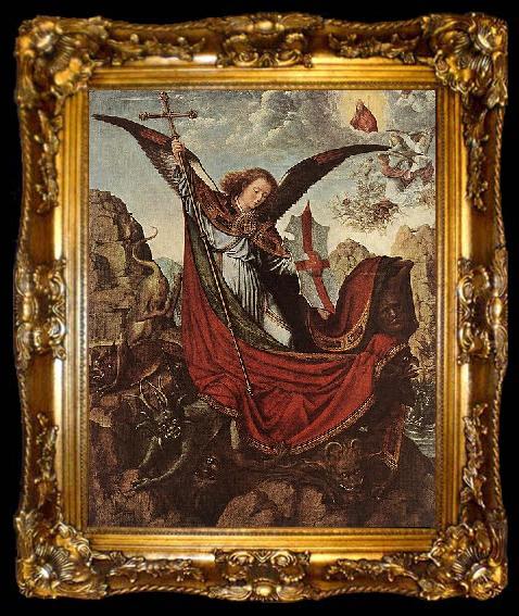 framed  Gerard David Altarpiece of St Michael, ta009-2