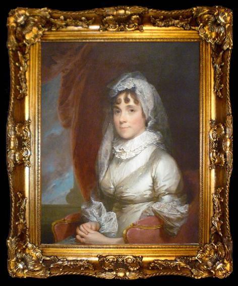 framed  Gilbert Stuart Portrait of Elizabeth Chipman Gray, ta009-2