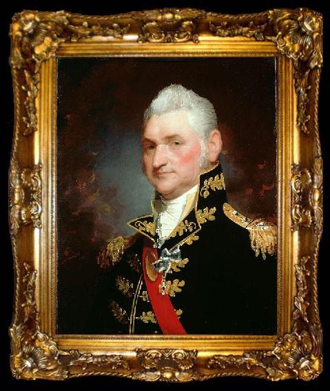 framed  Gilbert Stuart Major-General Henry Dearborn, ta009-2