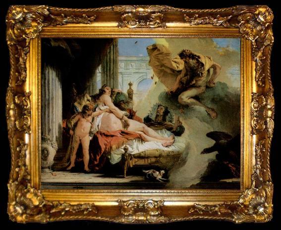 framed  Giovanni Battista Tiepolo Danae und Zeus, ta009-2