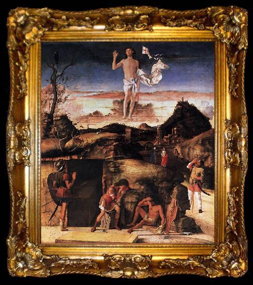 framed  Giovanni Bellini Resurrection of Christ, ta009-2