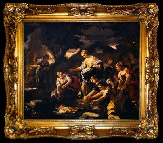 framed  Giuseppe Simonelli The Finding of Moses, ta009-2