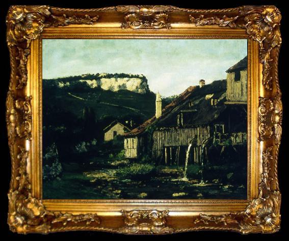 framed  Gustave Courbet Environs d