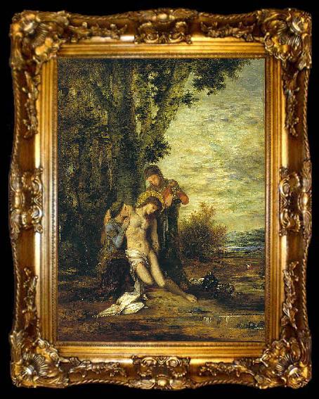 framed  Gustave Moreau The Martyred St. Sebastian, ta009-2