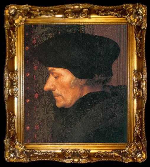 framed  Hans holbein the younger Erasmus, ta009-2