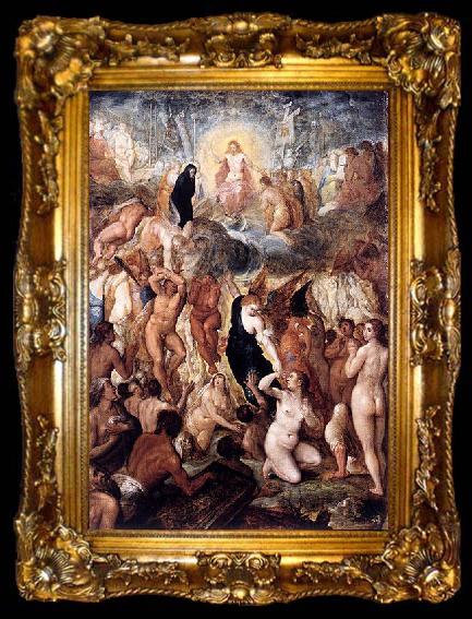 framed  Hieronymus Francken The Last Judgment, ta009-2