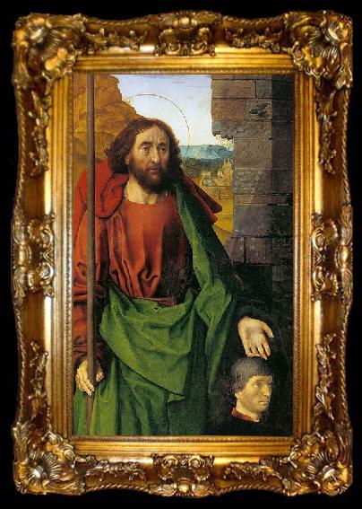 framed  Hugo van der Goes Sts Anthony and Thomas with Tommaso Portinari, ta009-2