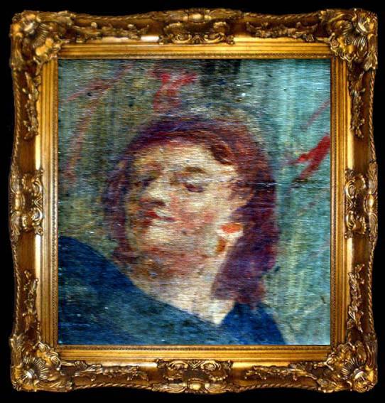 framed  Ivan Grohar Portret angela, ta009-2