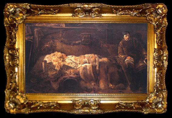 framed  Jacek Malczewski Death of Ellenai., ta009-2