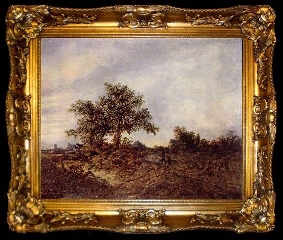 framed  Jacob Isaacksz. van Ruisdael Landschaft, ta009-2