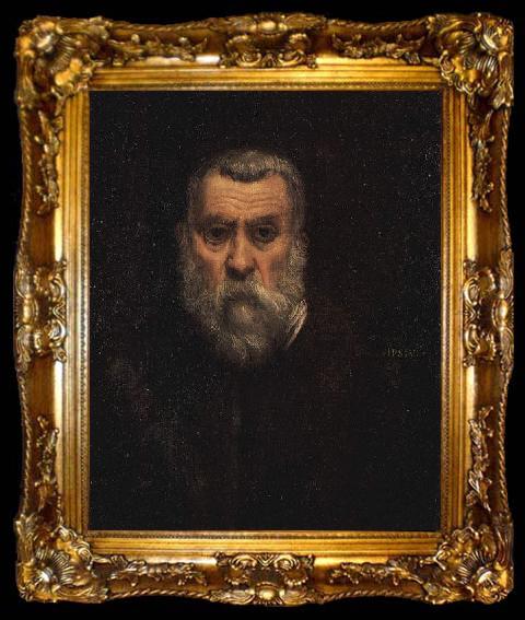 framed  Jacopo Tintoretto Self-portrait, ta009-2