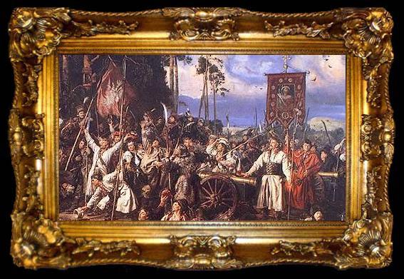 framed  Jan Matejko Battle of Raclawice, ta009-2