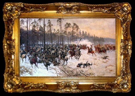 framed  Jan Rosen Battle of Stoczek, ta009-2
