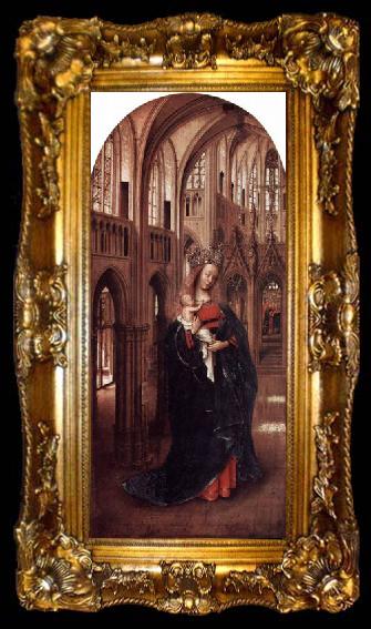framed  Jan Van Eyck Die Muttergottes in der Kirche, ta009-2
