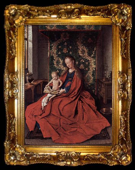 framed  Jan Van Eyck Madonna mit dem lesenden Kinde, ta009-2