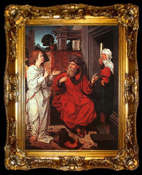 framed  Jan provoost Abraham Sarah and the Angel, ta009-2