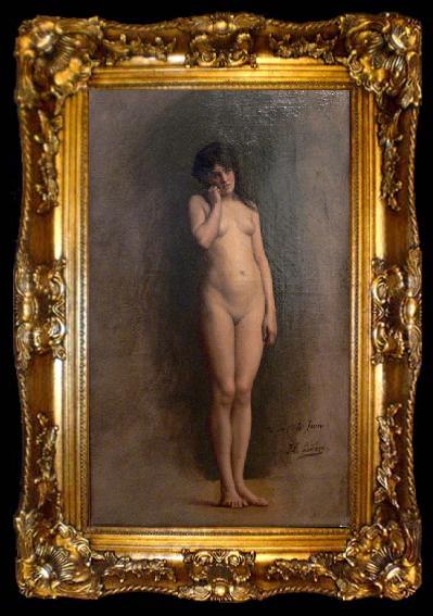 framed  Jean-Leon Gerome Nude girl, ta009-2