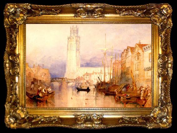 framed  Joseph Mallord William Turner Boston in Lincolnshire, ta009-2