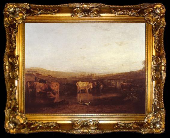 framed  Joseph Mallord William Turner Union of the Thames and Isis, ta009-2