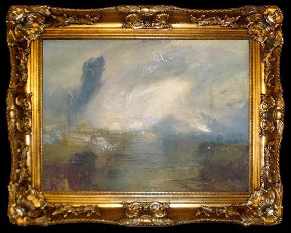 framed  Joseph Mallord William Turner The Thames above Waterloo Bridge, ta009-2