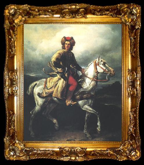 framed  Juliusz Kossak Lisowczyk, ta009-2