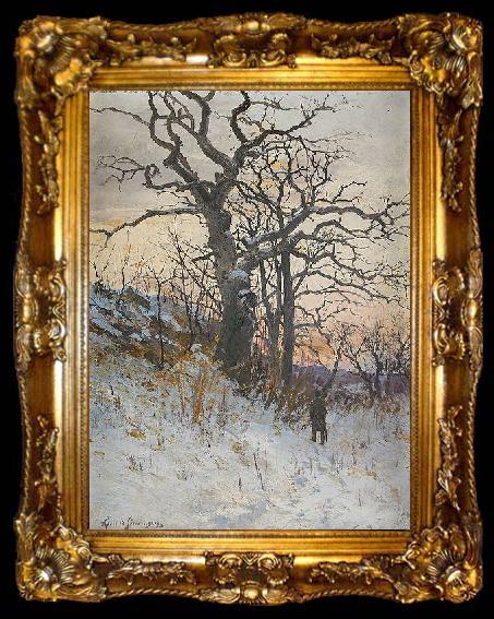 framed  Karl Konrad Simonsson The old oak, ta009-2