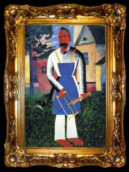 framed  Kazimir Malevich On Vacation, ta009-2