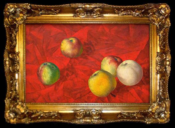 framed  Kuzma Sergeevich Petrov-Vodkin Apples, ta009-2