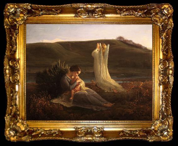 framed  Louis Janmot The Angel and the Mother, ta009-2