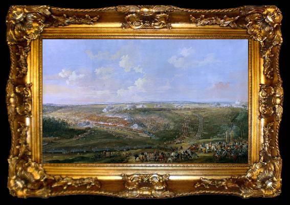 framed  Louis Nicolas van Blarenberghe The Battle of Fontenoy, ta009-2