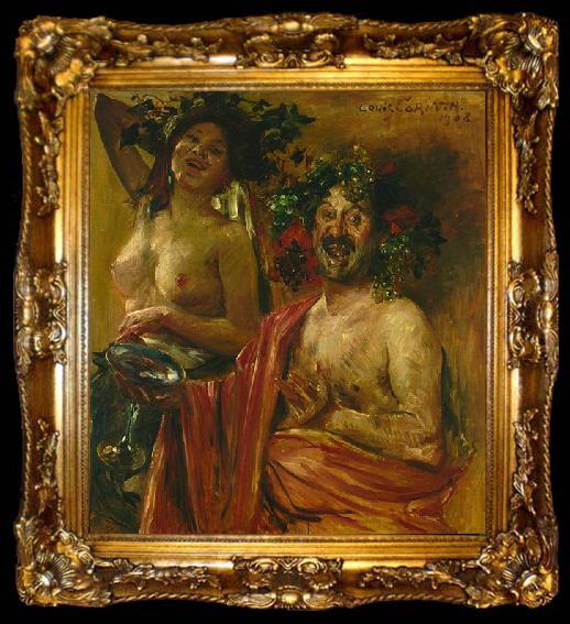 framed  Lovis Corinth Bacchantenpaar, ta009-2